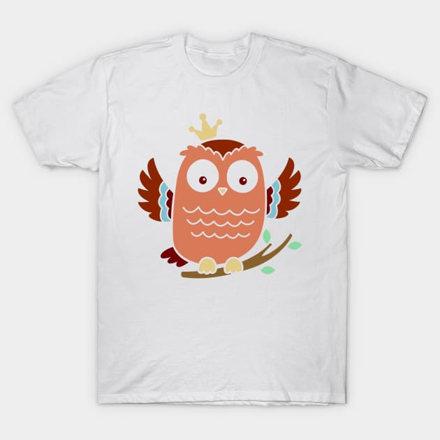 Cute Owl T-Shirt by koolteas